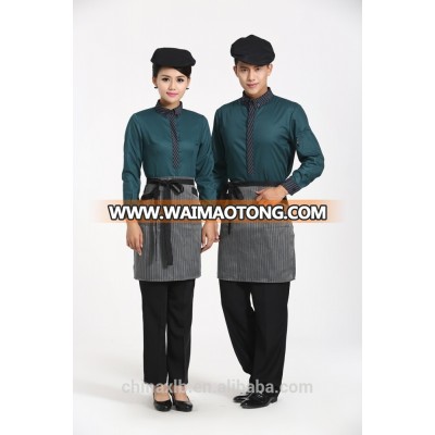 Custom Hotel Staff Uniform Restaurant Waiter Waitress Uniform